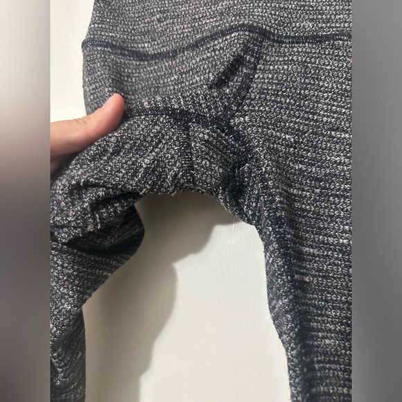 Lululemon Wunder Under Pant Coco Pique Black Size 4 - Picture 6 of 9